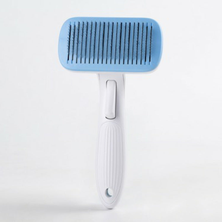 JMT-735882 Pet Hair Removal Comb for Dogs - Stainless Steel Needle Brush Suitable for All Sizes