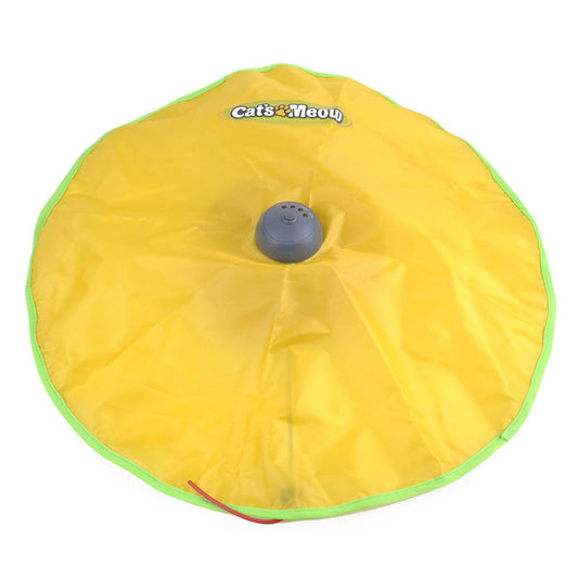 JMT-735946 Electric Cat Toy with Mice Design - Interactive Play, ABS & Nylon Material, 20cm Diameter, Weighs 440g