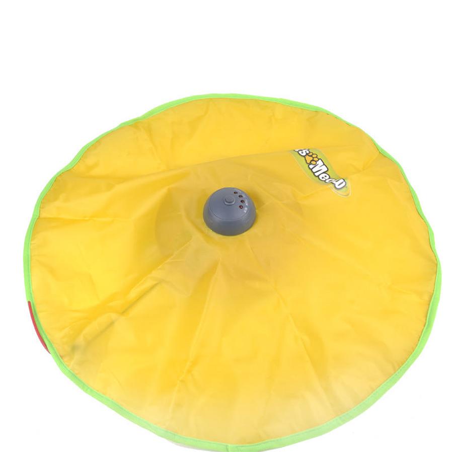 JMT-735946 Electric Cat Toy with Mice Design - Interactive Play, ABS & Nylon Material, 20cm Diameter, Weighs 440g