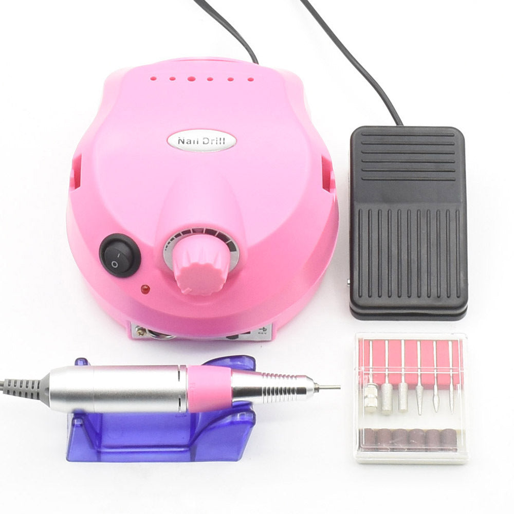 JMT-735946 Nail 202 Sander with Foot Switch and Six Grinding Heads - Versatile Electric Nail Polisher in Multiple Colors