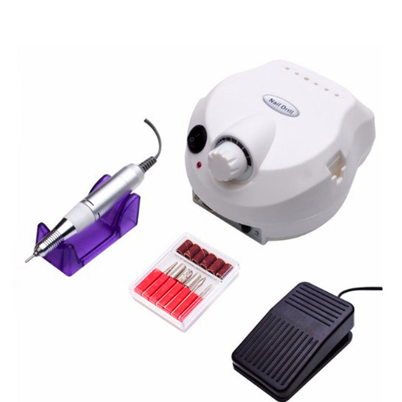 JMT-735946 Nail 202 Sander with Foot Switch and Six Grinding Heads - Versatile Electric Nail Polisher in Multiple Colors