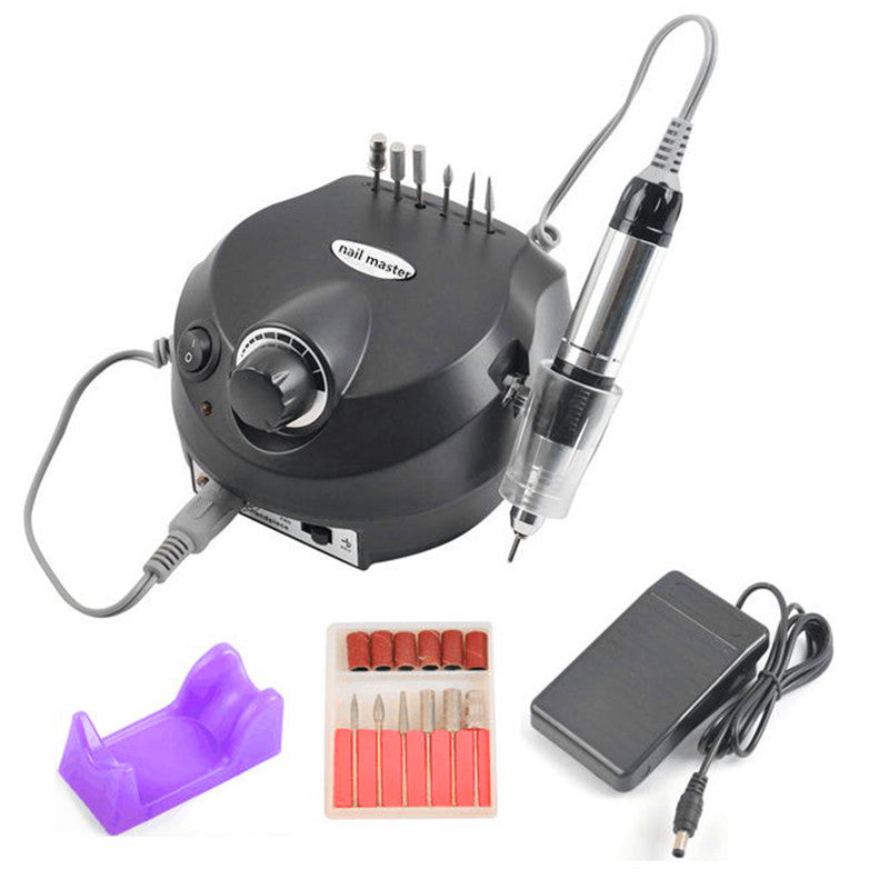 JMT-735946 Nail 202 Sander with Foot Switch and Six Grinding Heads - Versatile Electric Nail Polisher in Multiple Colors