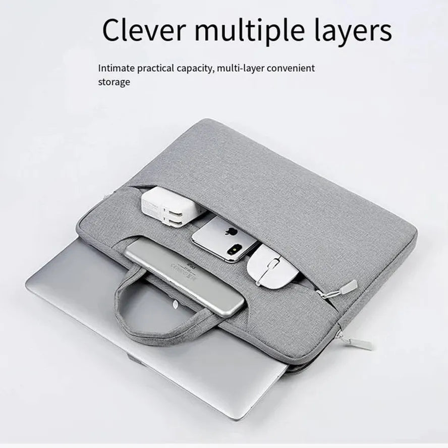 JMT-736202 Waterproof Sling Crossbody Briefcase for Laptops and Notebooks with Protective Sleeve Cover