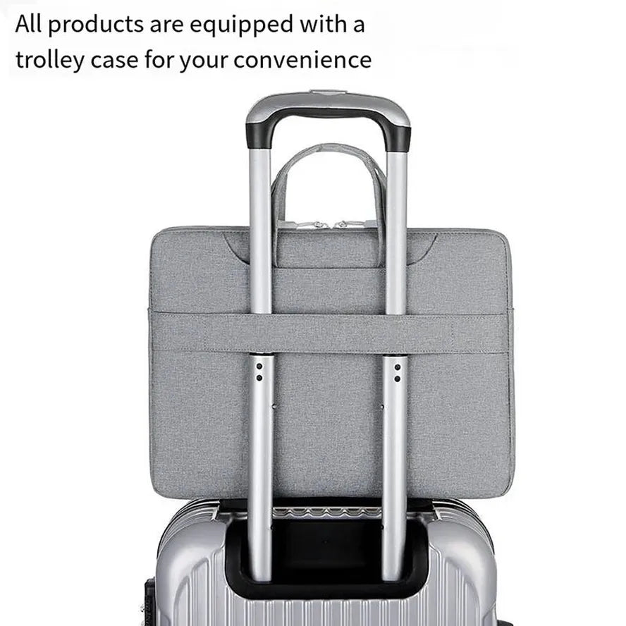JMT-736202 Waterproof Sling Crossbody Briefcase for Laptops and Notebooks with Protective Sleeve Cover