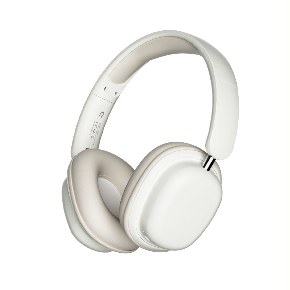 JMT-736458 Lightweight Foldable Wireless Headphones with Noise Reduction Mic - Bluetooth 5.3, 15-Hour Battery Life, Dynamic Sound