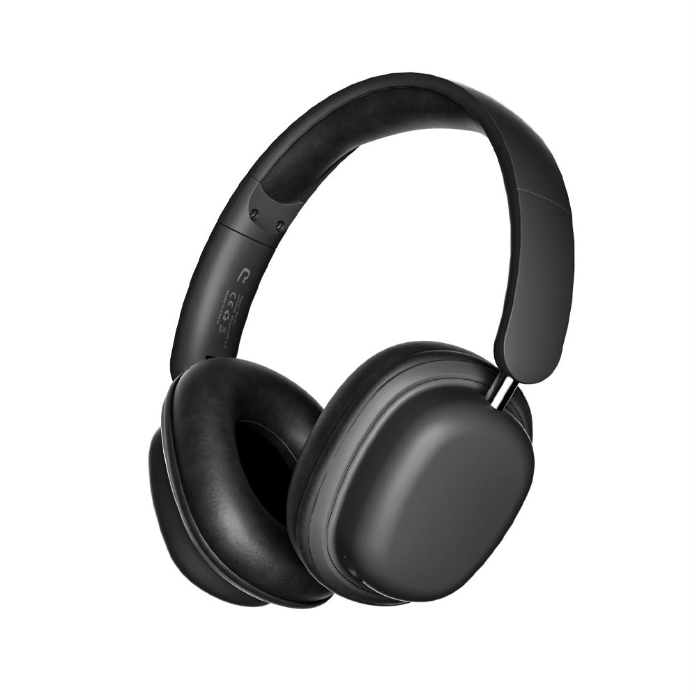 JMT-736458 Lightweight Foldable Wireless Headphones with Noise Reduction Mic - Bluetooth 5.3, 15-Hour Battery Life, Dynamic Sound