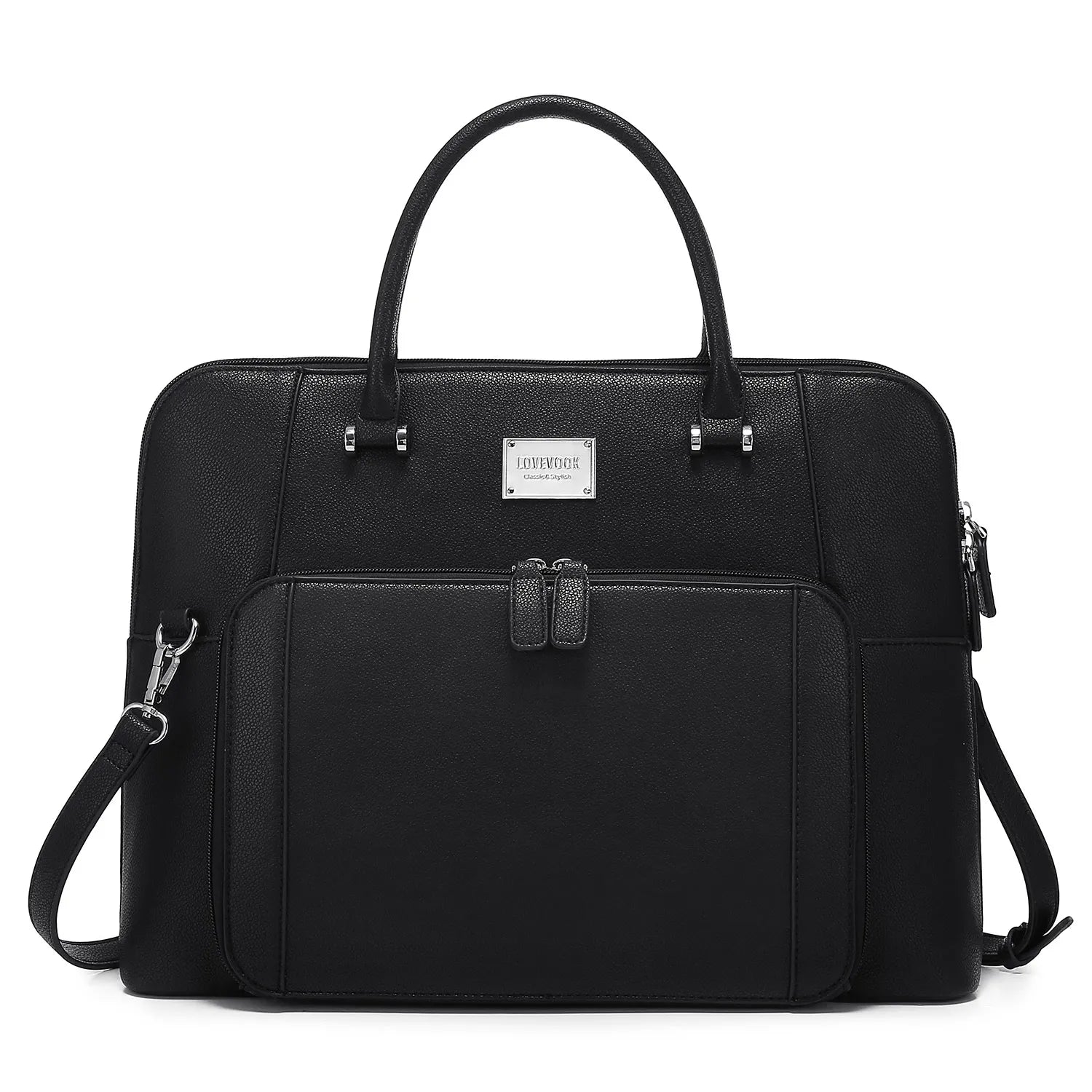 JMT-736522 Stylish Large Capacity Laptop Briefcase for Work and Travel - Fits Up to 15.6-Inch Laptops
