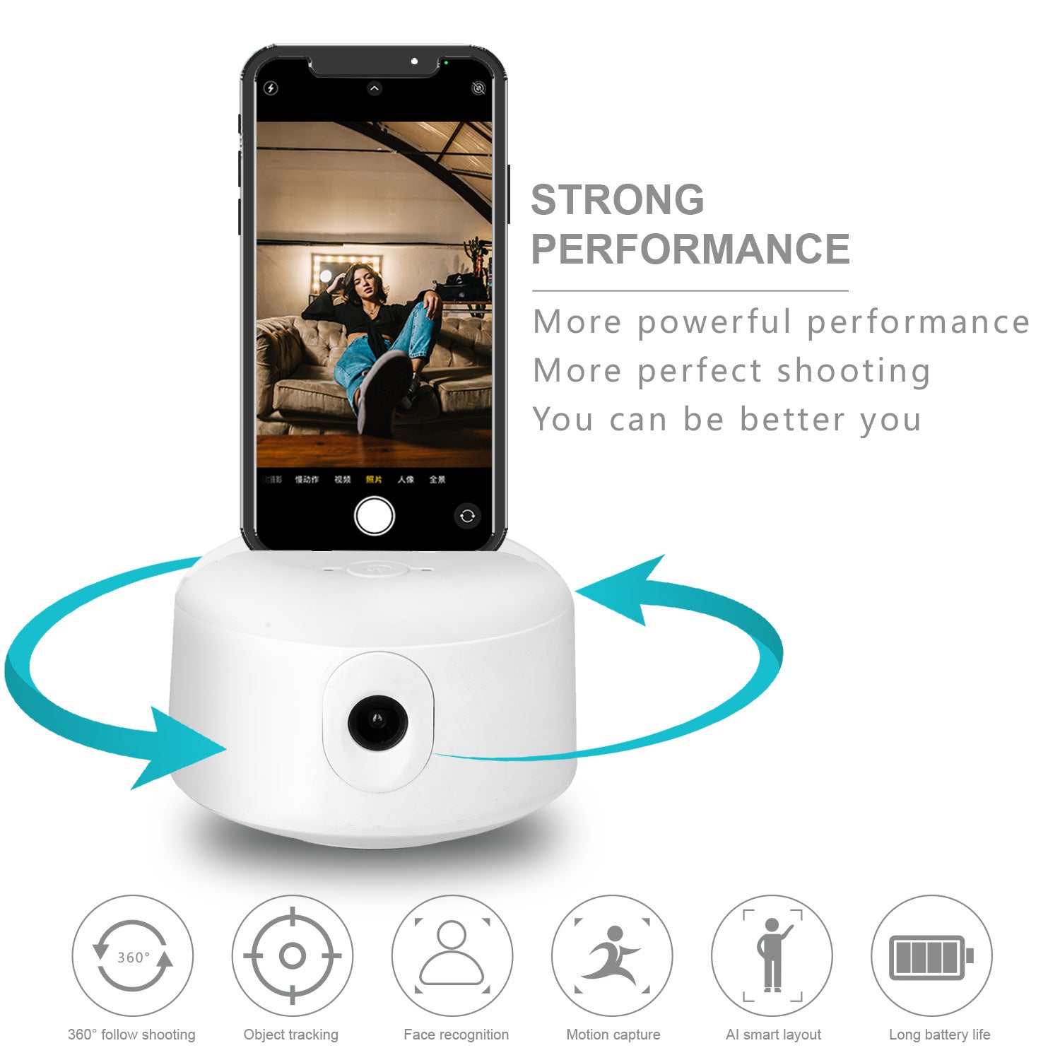 JMT-736650 360° Rotating Live PTZ Camera with Plug and Play Installation