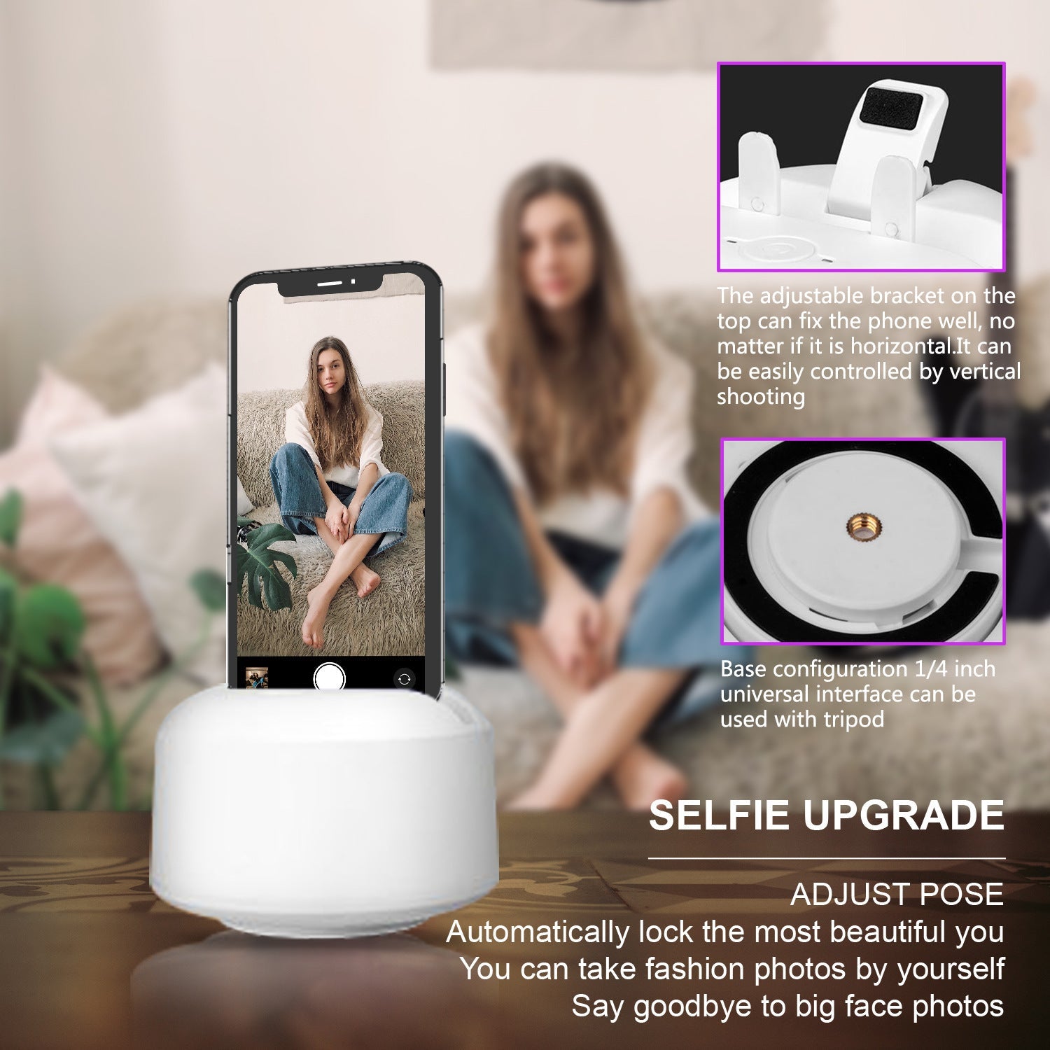 JMT-736650 360° Rotating Live PTZ Camera with Plug and Play Installation