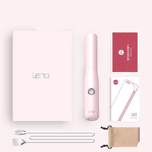 JMT-736778 Mini USB Hair Straightener with Tourmaline Ceramic and Three-Stage Temperature Control