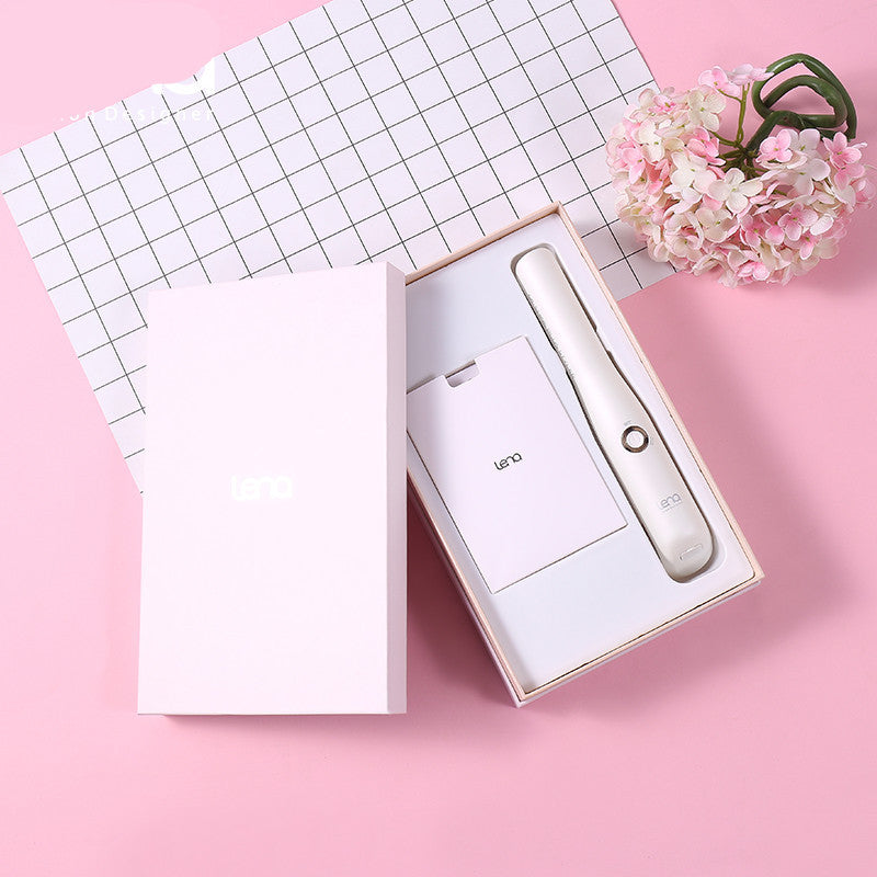 JMT-736778 Mini USB Hair Straightener with Tourmaline Ceramic and Three-Stage Temperature Control