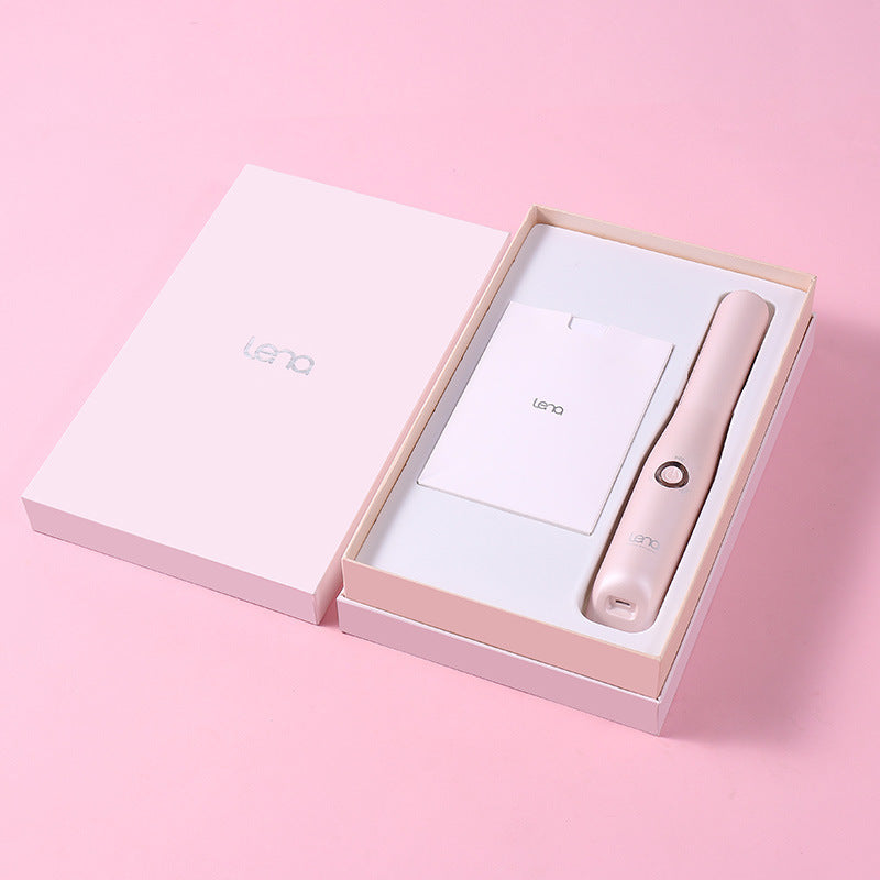 JMT-736778 Mini USB Hair Straightener with Tourmaline Ceramic and Three-Stage Temperature Control