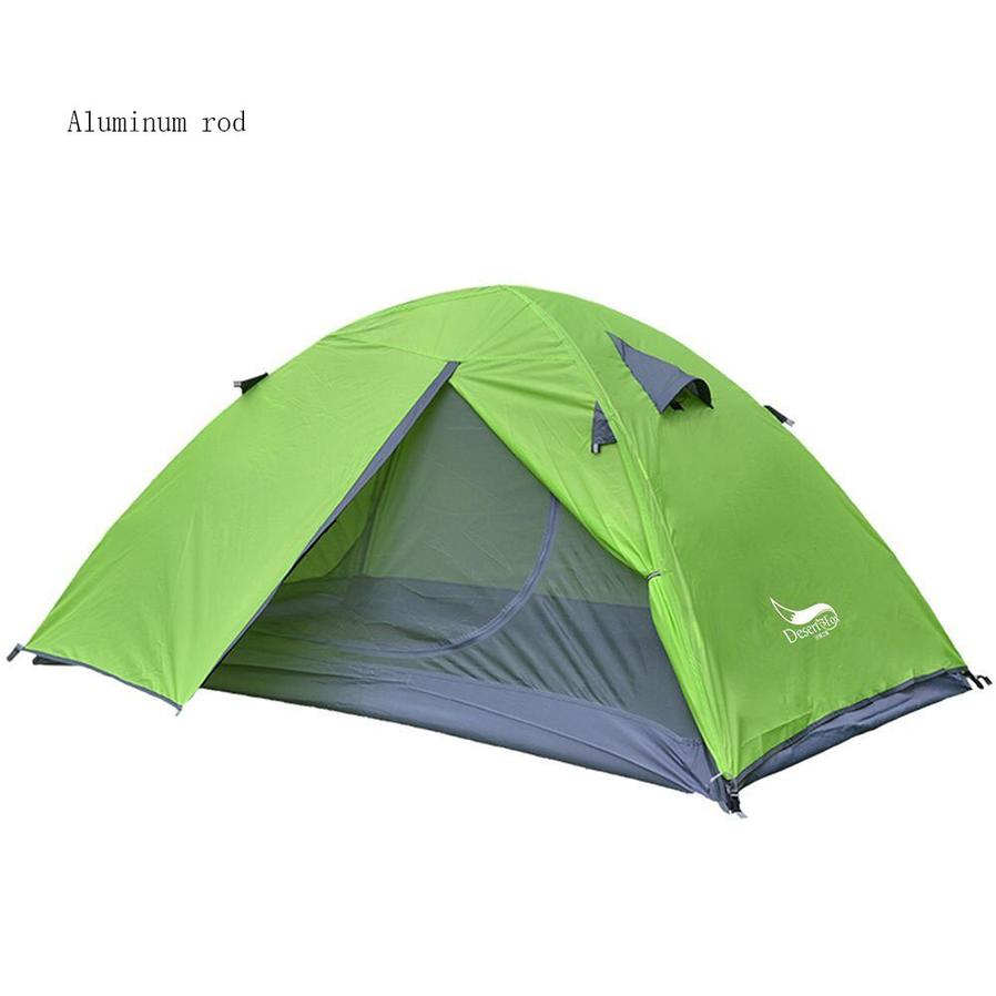 JMT-736842 Lightweight Double Layer Waterproof Camping Tent for 2 People - Portable Travel Design