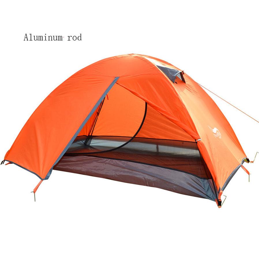 JMT-736842 Lightweight Double Layer Waterproof Camping Tent for 2 People - Portable Travel Design