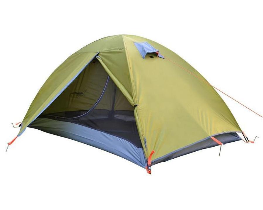 JMT-736842 Lightweight Double Layer Waterproof Camping Tent for 2 People - Portable Travel Design
