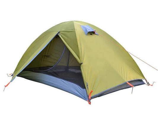 JMT-736842 Lightweight Double Layer Waterproof Camping Tent for 2 People - Portable Travel Design