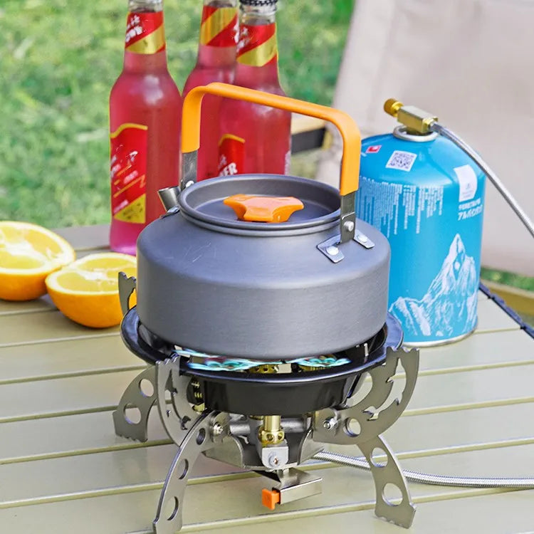 JMT-736842 Portable 5-Burner Folding Camping Stove for Butane and Liquefied Petroleum Gas