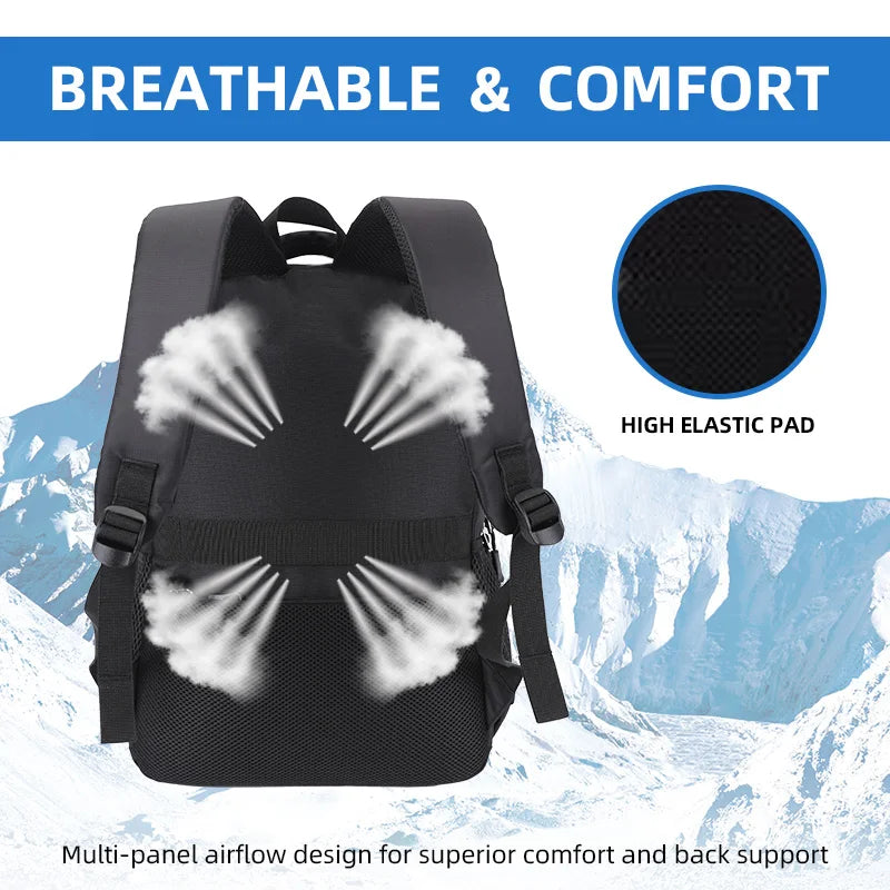 JMT-736970 Business Laptop Backpack for Men with Custom Logo Design and Organised Compartments