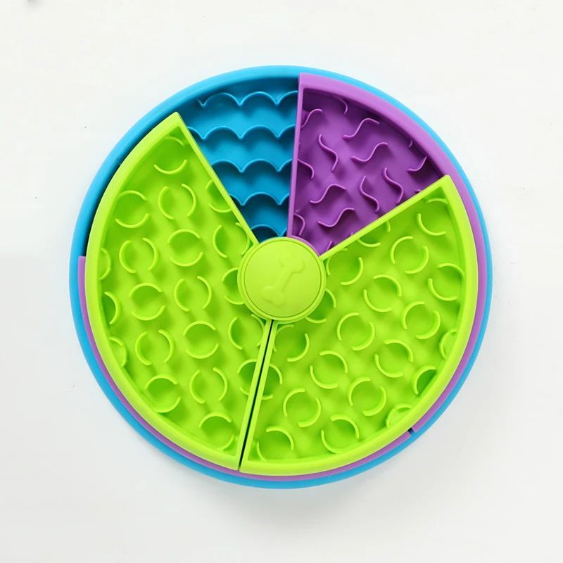 JMT-736970 Three Layer Puzzle Slow Feeder Bowl for Dogs - Anti-Choking Non-Slip Design