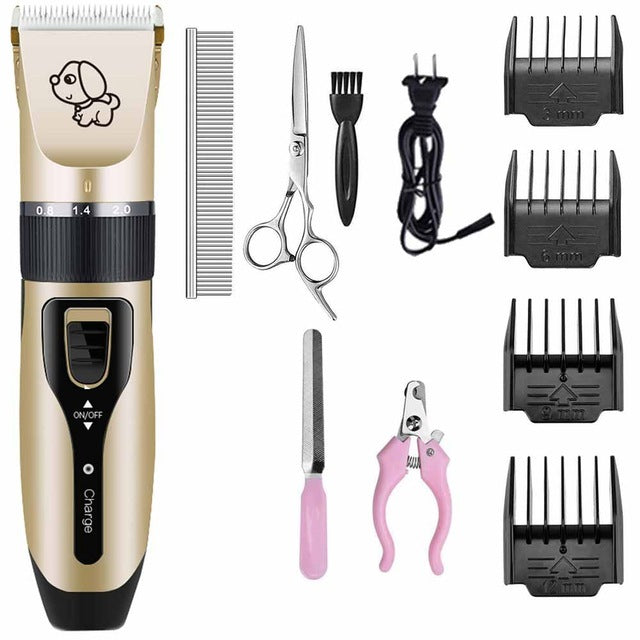 JMT-737034 Electric Pet Hair Clipper with Detachable Blade and Adjustable Speed