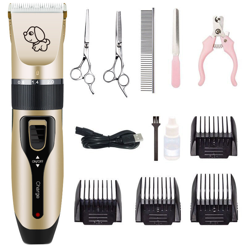 JMT-737034 Electric Pet Hair Clipper with Detachable Blade and Adjustable Speed