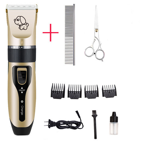 JMT-737034 Electric Pet Hair Clipper with Detachable Blade and Adjustable Speed