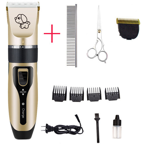 JMT-737034 Electric Pet Hair Clipper with Detachable Blade and Adjustable Speed