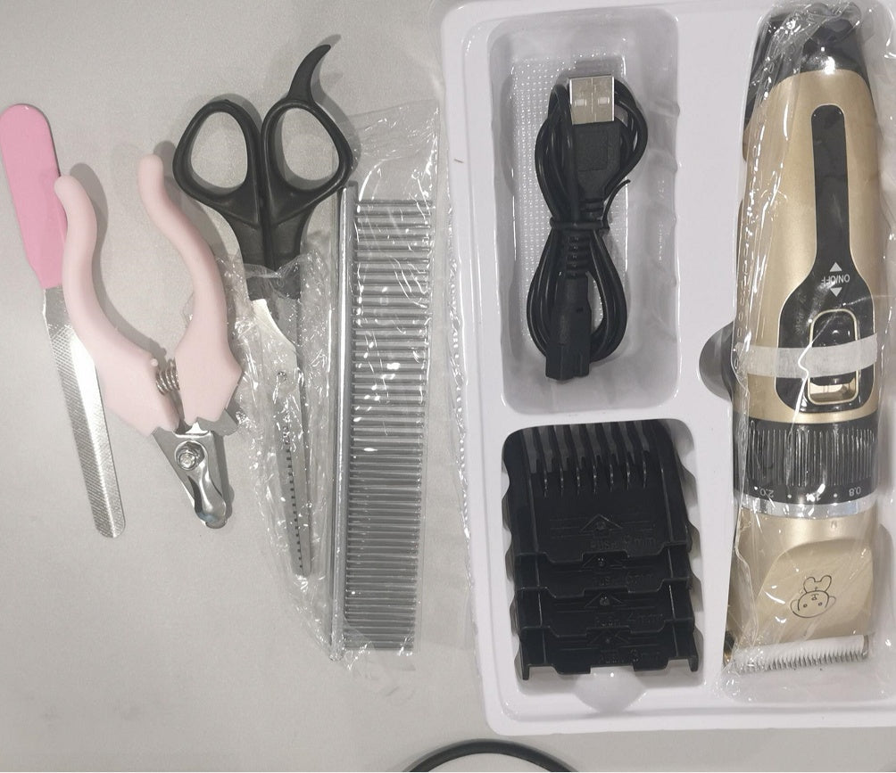 JMT-737034 Electric Pet Hair Clipper with Detachable Blade and Adjustable Speed