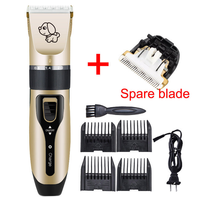 JMT-737034 Electric Pet Hair Clipper with Detachable Blade and Adjustable Speed
