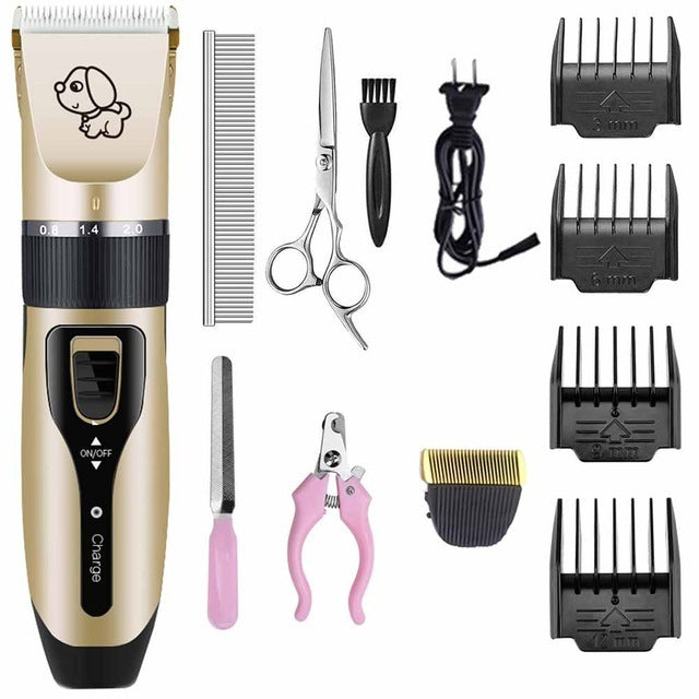 JMT-737034 Electric Pet Hair Clipper with Detachable Blade and Adjustable Speed