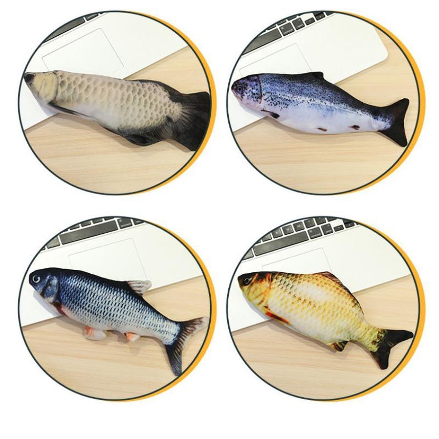 JMT-737098 Interactive Electric Cat Fish Toy with Detachable Movement and Realistic Design