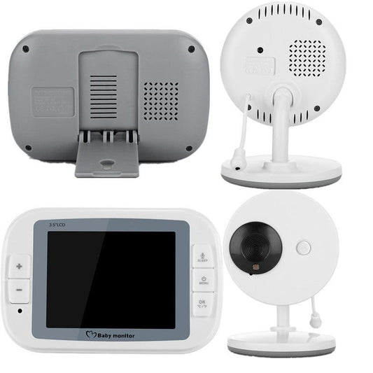 JMT-737290 3.5 Inch Digital Wireless Baby Monitor with Night Vision, Music, and Room Temperature Monitoring
