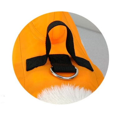 JMT-737418 Pet Swim Life Jacket with Shark Fin Design for Large and Small Dogs - Lightweight and Quick-Drying Fabric