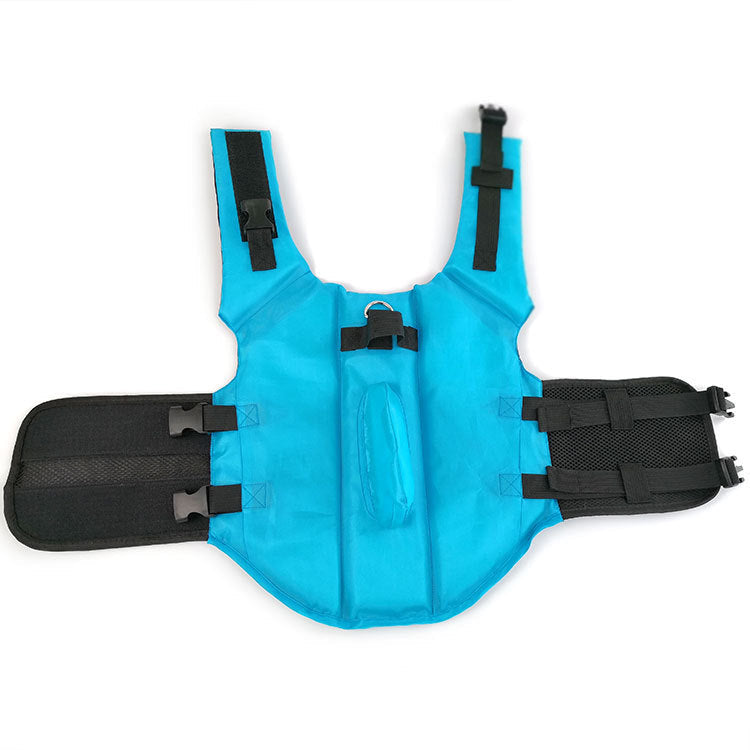 JMT-737418 Pet Swim Life Jacket with Shark Fin Design for Large and Small Dogs - Lightweight and Quick-Drying Fabric