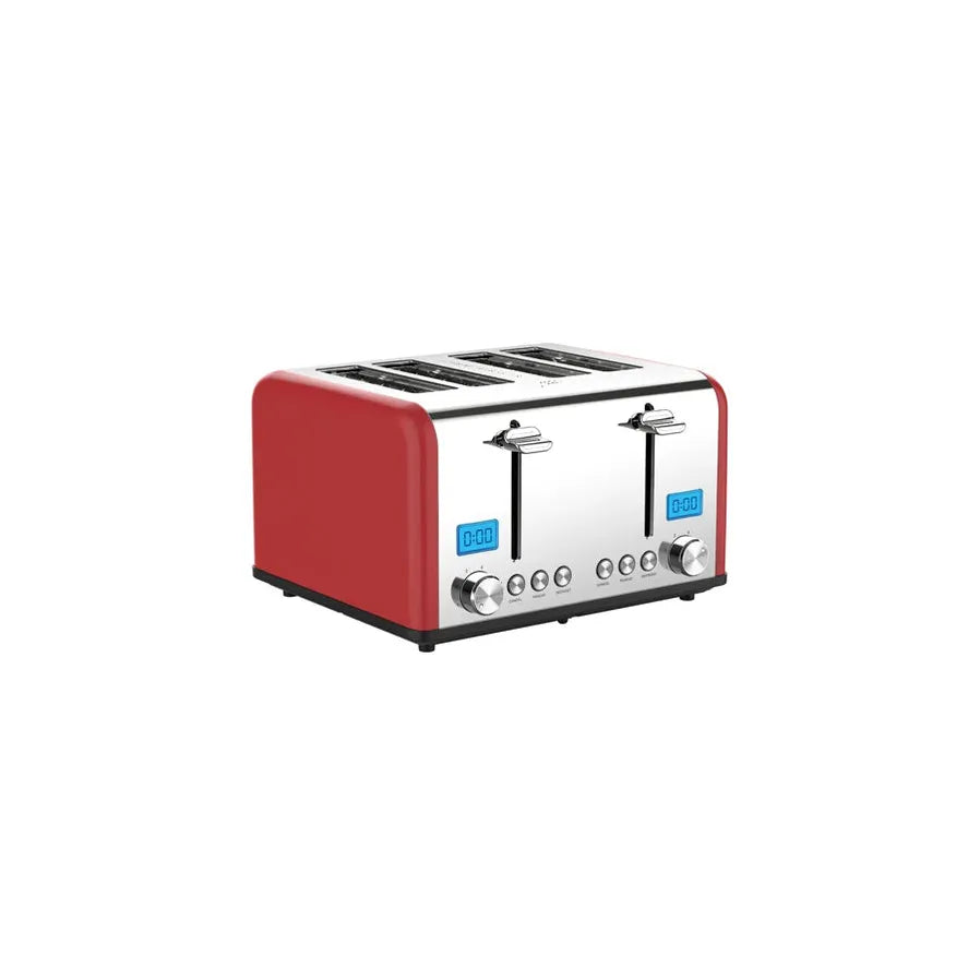 JMT-737610 Digital Touch Screen 4-Slice Electric Bread Toaster with Modern Design for Home Use