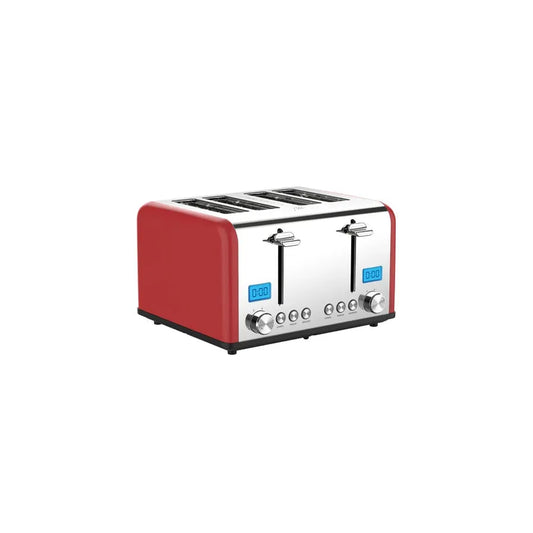 JMT-737610 Digital Touch Screen 4-Slice Electric Bread Toaster with Modern Design for Home Use