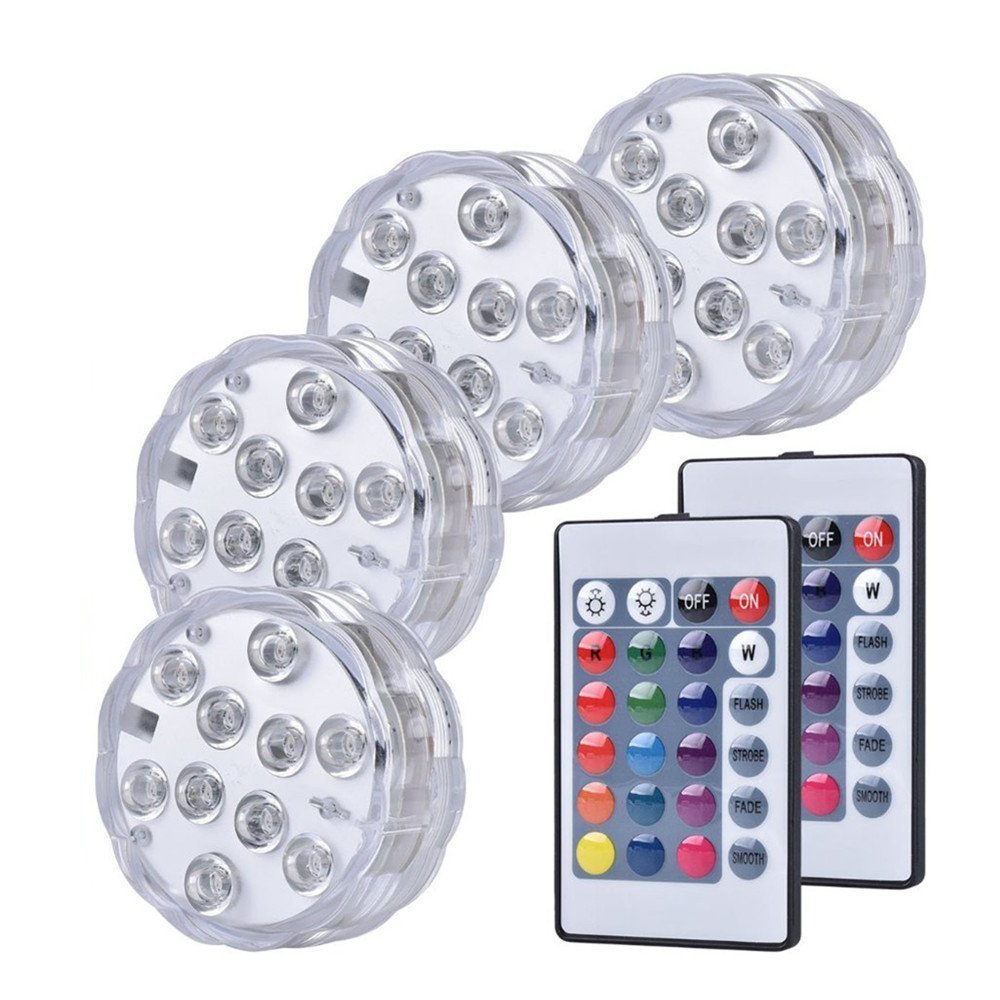 JMT-738122 Submersible Remote Control LED Diving Light for Water Features and Decor