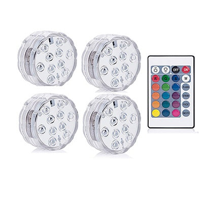 JMT-738122 Submersible Remote Control LED Diving Light for Water Features and Decor
