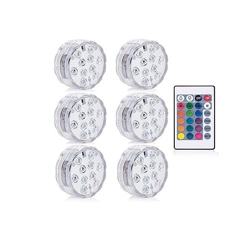 JMT-738122 Submersible Remote Control LED Diving Light for Water Features and Decor