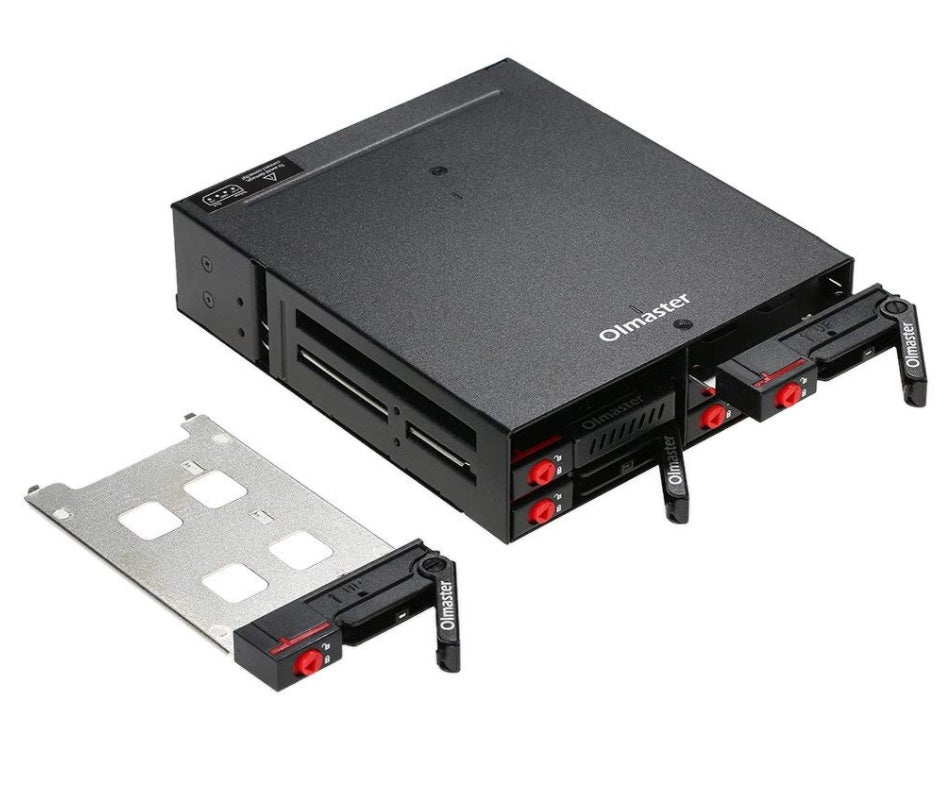 JMT-738250 6 Bay 2.5-Inch SATA Hard Disk Enclosure with Built-In Optical Drive Bay and Cooling Fan
