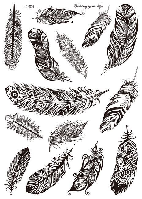 JMT-738250 Water Transfer Geometry Henna Tattoo Sticker - Assorted Patterns LC-101 to LC-109, 210 x 150mm