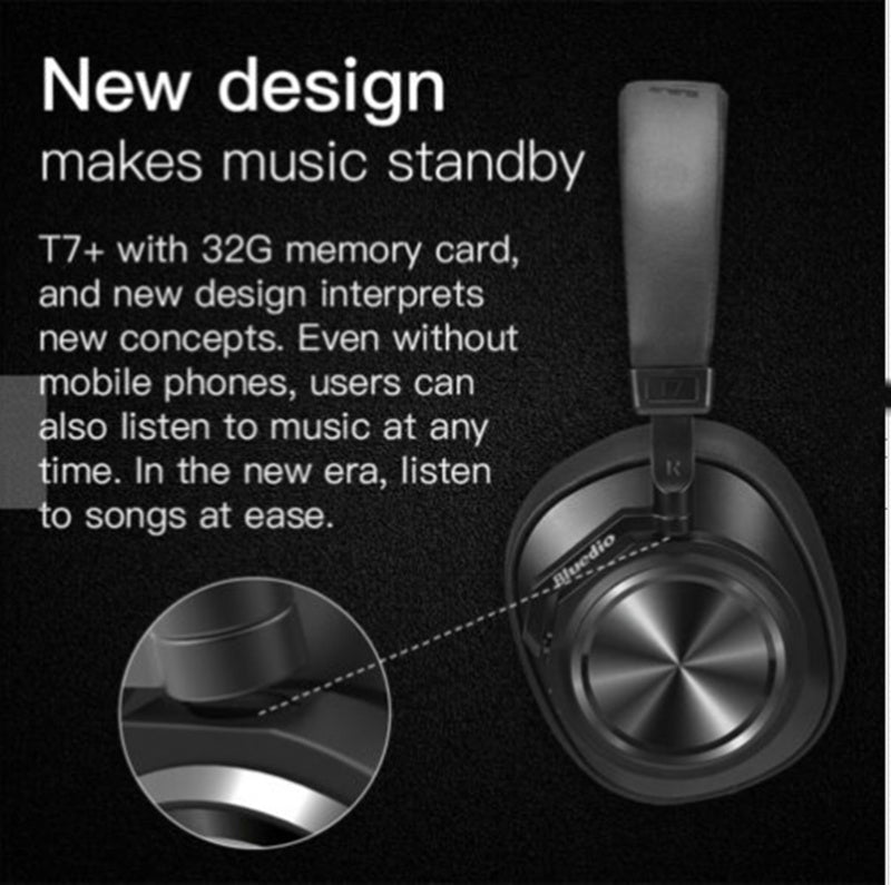 JMT-738442 Wireless Bluetooth Earphone Headset with Noise Reduction and Battery Display - Stereo Sound, Multi-Point Connection, 10m Range