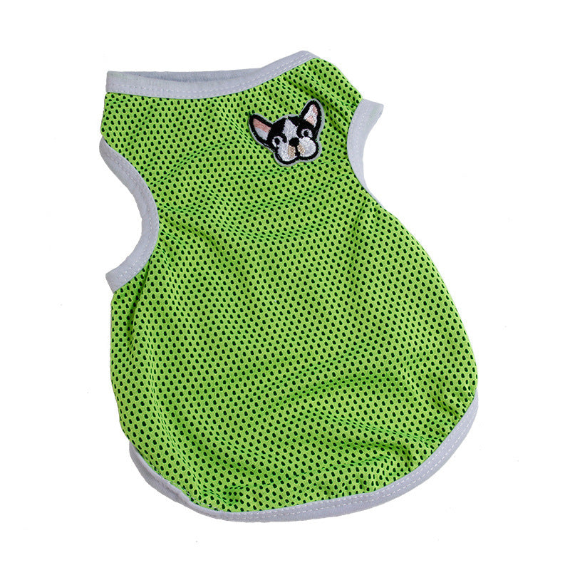 JMT-738570 Breathable Mesh Vest for Pets - Lightweight Polyester Design