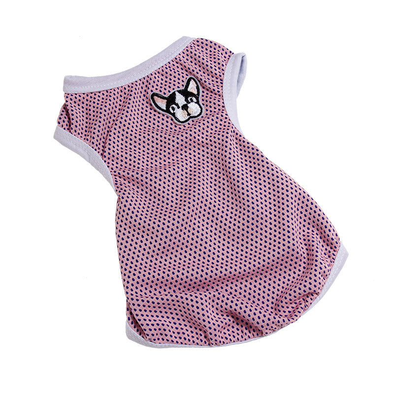 JMT-738570 Breathable Mesh Vest for Pets - Lightweight Polyester Design