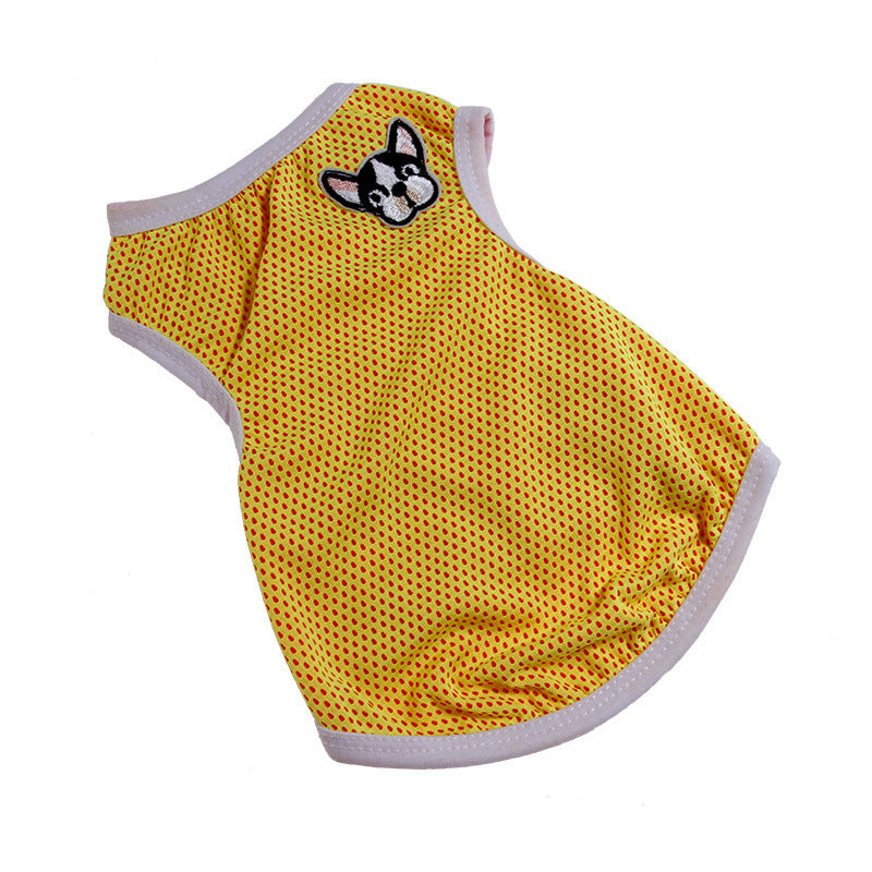 JMT-738570 Breathable Mesh Vest for Pets - Lightweight Polyester Design