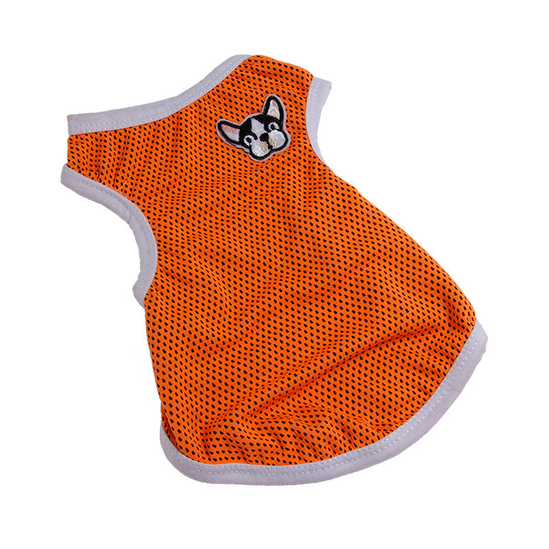 JMT-738570 Breathable Mesh Vest for Pets - Lightweight Polyester Design