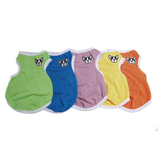 JMT-738570 Breathable Mesh Vest for Pets - Lightweight Polyester Design