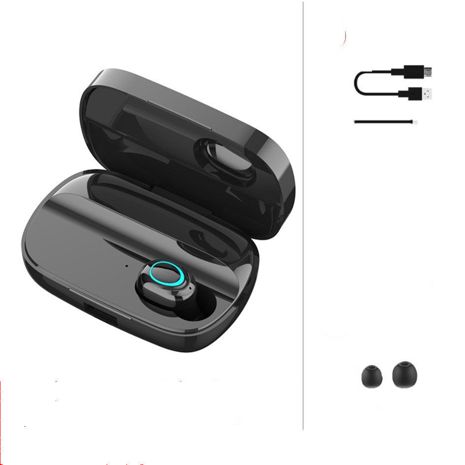 JMT-738762 True Wireless Bluetooth Headset 5.0 with Digital Display, Waterproof, Dual In-ear for Sports