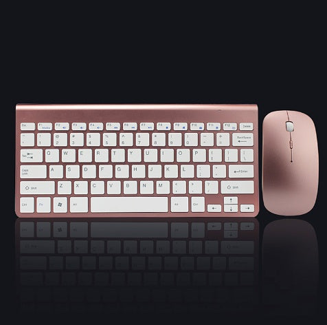 JMT-739274 2.4G Wireless Keyboard and Mouse Mini Combo Set for Laptops, Desktops, and Smart TVs