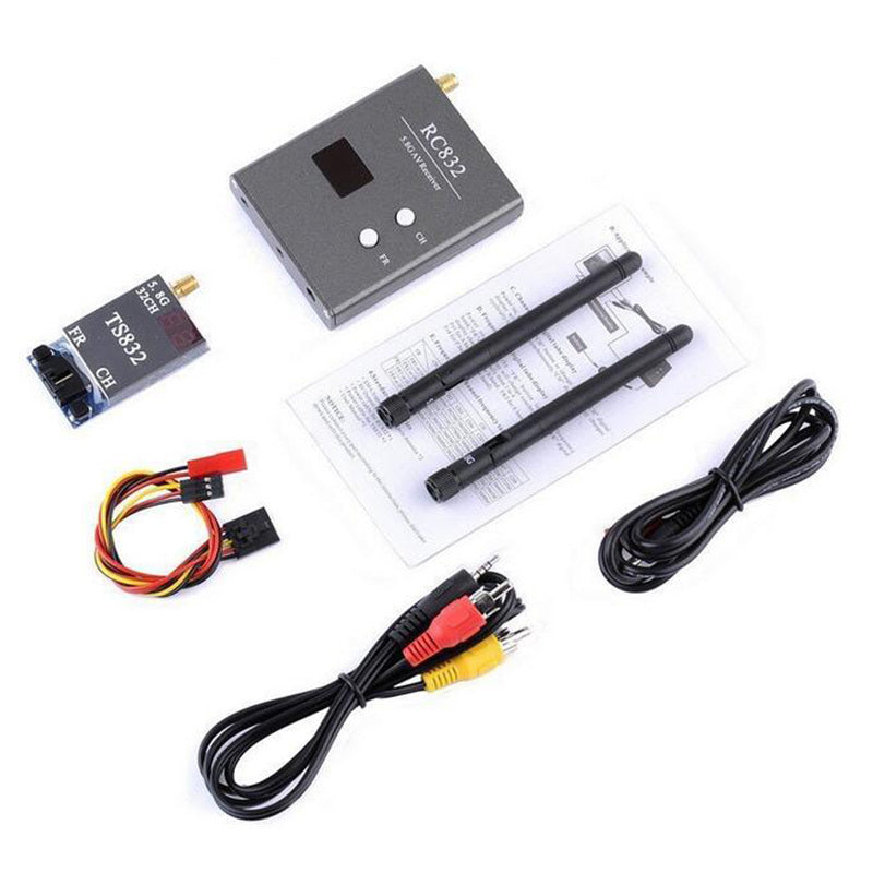JMT-739274 5.8GHz 600mW AV Output FPV Receiver with 40 Frequency Points for Aerial Photography